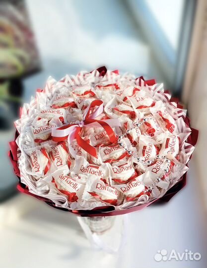 Букет из Рафаэлло/букет из конфет/сладкий букет