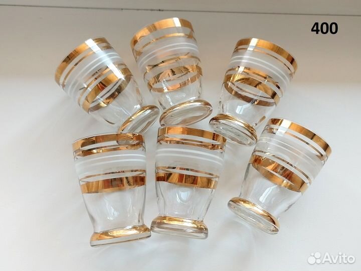 Рюмки, стопки, стаканы, бокалы. Стекло, хрусталь