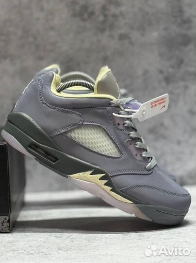 Кроссовки Nike PSG x Air Jordan 5 Low (Арт.36609)