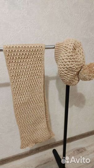 Комплект шапка и шарф женский