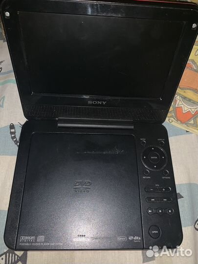 Портативный видеопроигрыватель sony dvp-fx720
