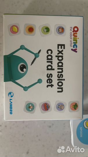 Карточки рисующий робот quincy