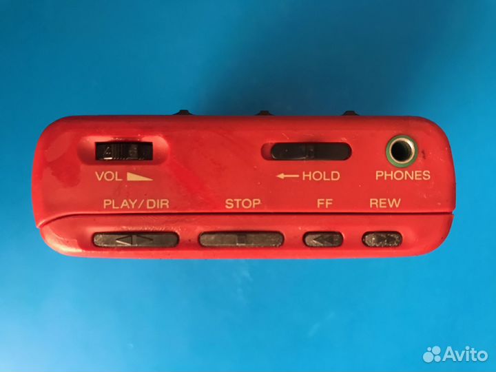 Кассетный плеер sony WM-805 красный