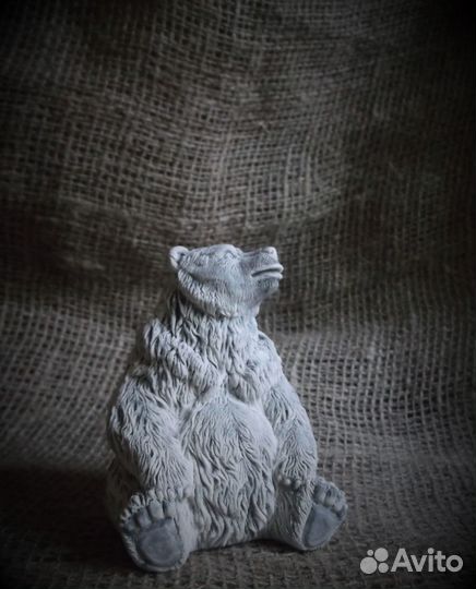 Статуэтка Медведь фигурка из камня