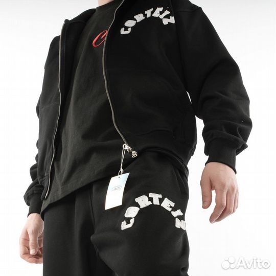 Зип худи Corteiz черное