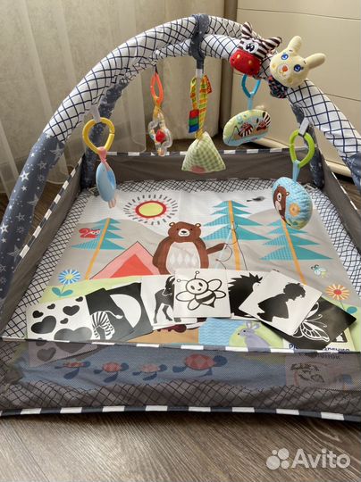 Бронь Развивающий игровой коврик для новорожденных