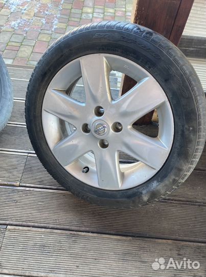 Диск новый оригинальный Nissan r 15 с б/у летней р