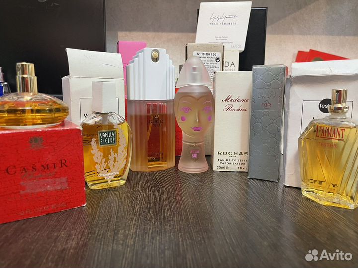 Духи винтаж Gucci, Chopard, Anna sui, Madame Roch