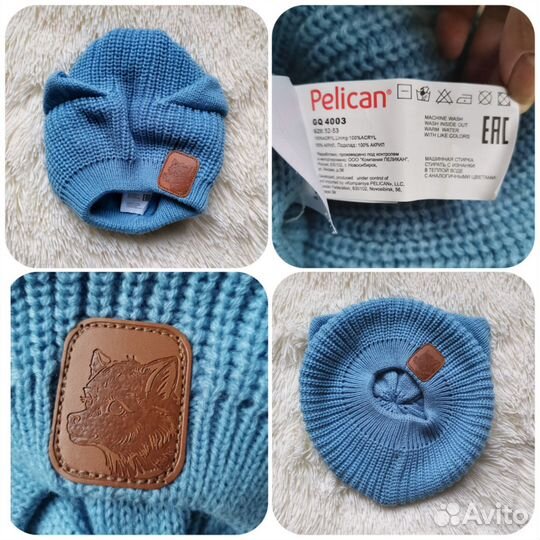 Шапка/снуд для девочки зима/демисезонные 5-7 лет