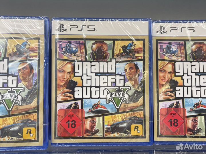 Grand Theft Auto V (диск ps5 русский)