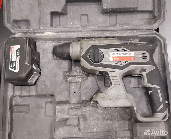 Перфоратор аккумуляторный Интерскол па-24/18В