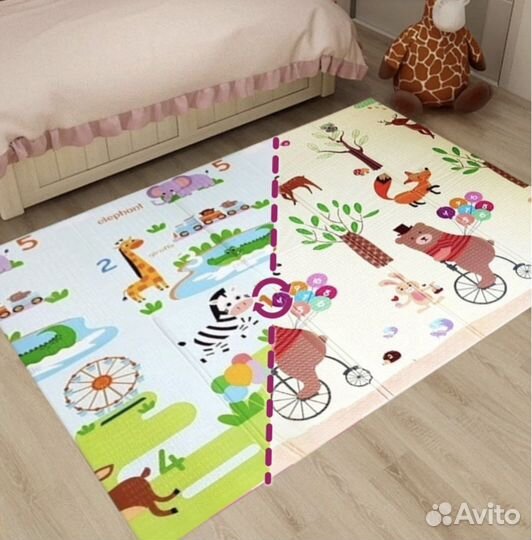 Детский теплый коврик 1800*2000