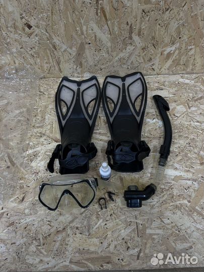 Маска трубка ласты