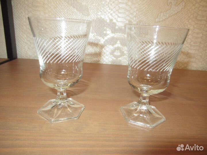 Хрустальные рюмки на ножке СССР
