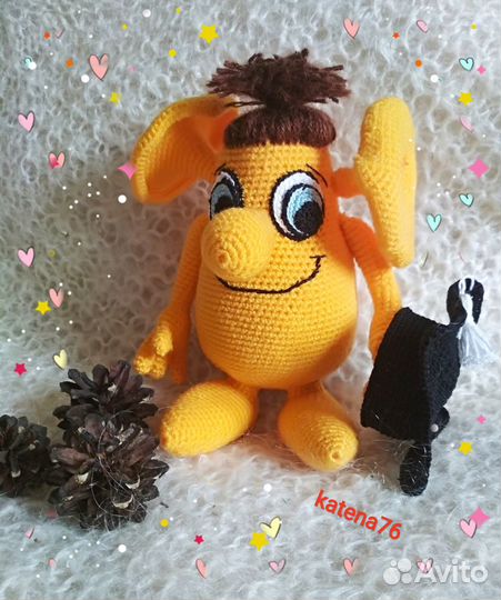 Игрушка вязаная Большой Ух