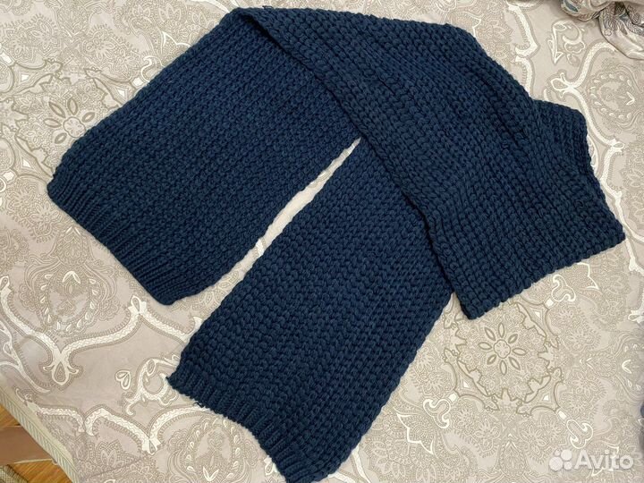 Длинный вязанный шарф 2 метра