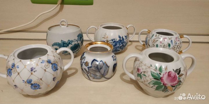 Сахарницы фарфор лфз без крышки