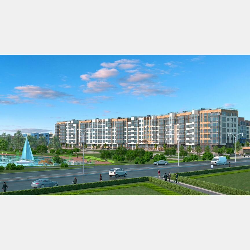 1-к. квартира, 42,4 м², 1/7 эт.