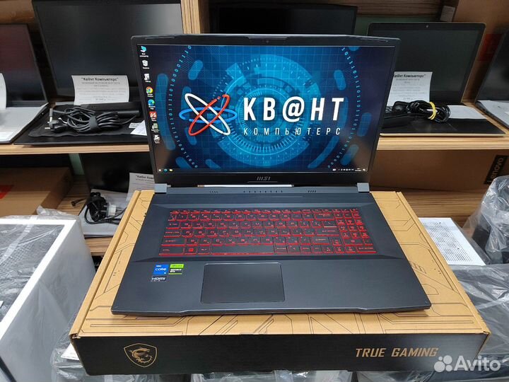 Новенький игровой MSI Katana 17 на гарантии