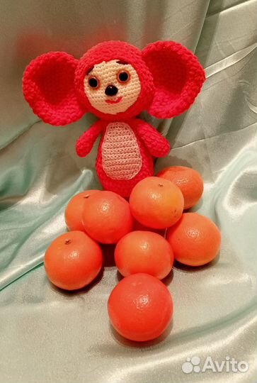 Чебурашка вязаный