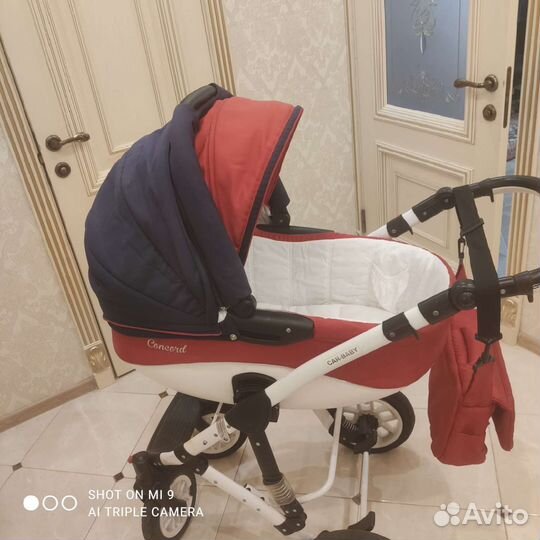 Детская коляска 2 в 1 +в подарок одеяло