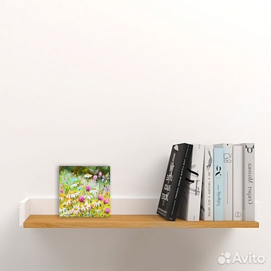 Картина маслом на холсте Полевые цветы