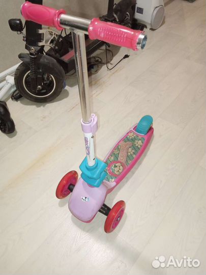 Самокат детский трехколесный бу