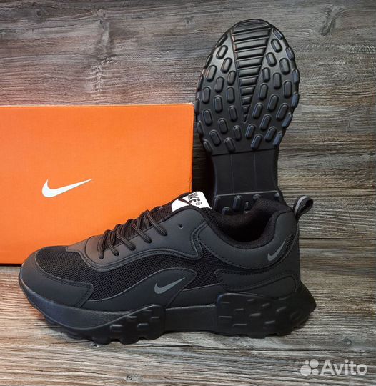 Кроссовки Nike 40-45 артикул 777 чёрный