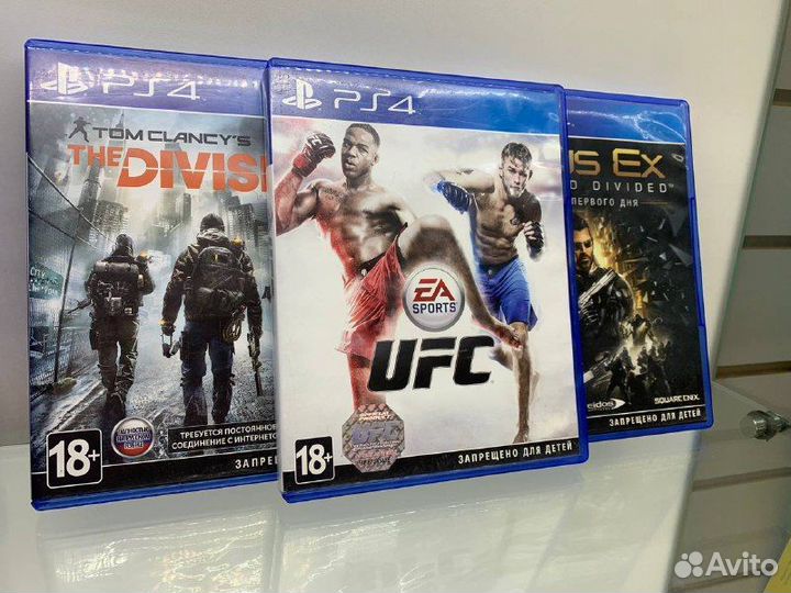 Диски с играми для Playstation 4