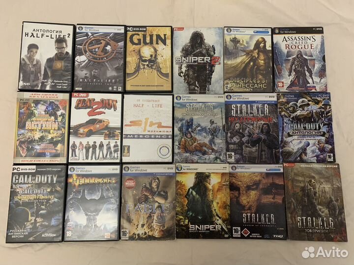 Компьютерные игры на дисках