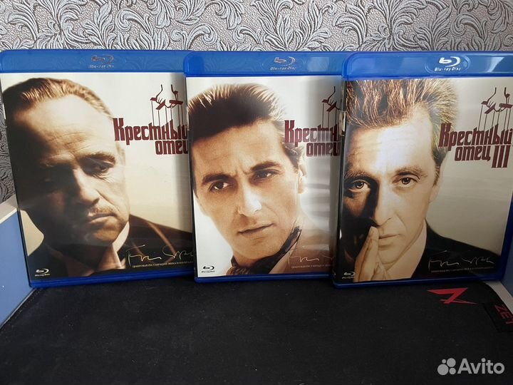 Трилогия Крестный отец blu-ray