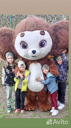 Аниматоры, чебурашка,Мишка,панда