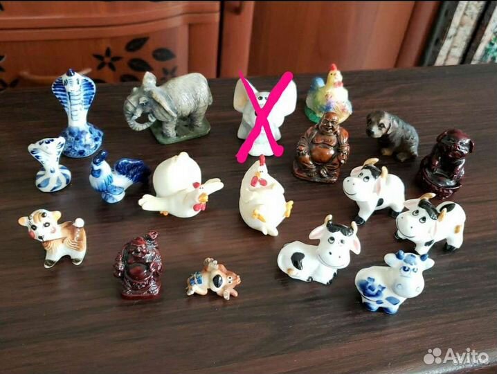 Декоративные статуэтки сувениры фигурки животных