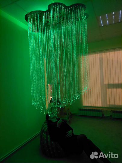 Подвесной фибероптический модуль