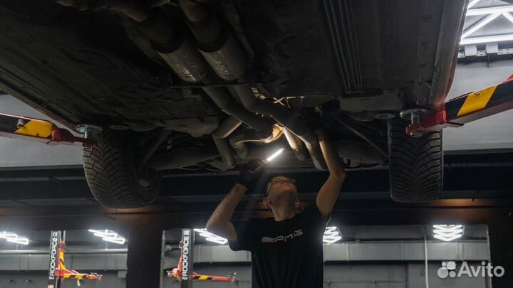 Диагностика ремонт ходовой части подвески Mercedes