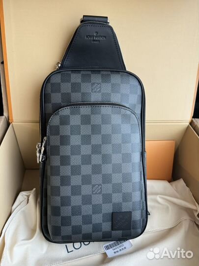 Louis Vuitton Avenue Sling Bag Damier Graphite