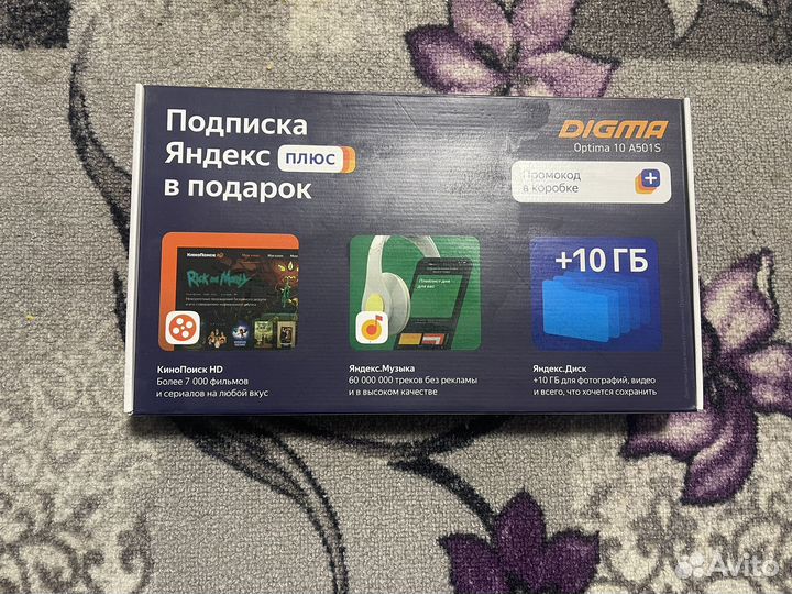 Планшет Digma optima 10 A501S