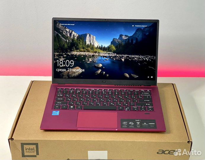 Новый Acer Swift 14”IPS 8g озу SSD металл