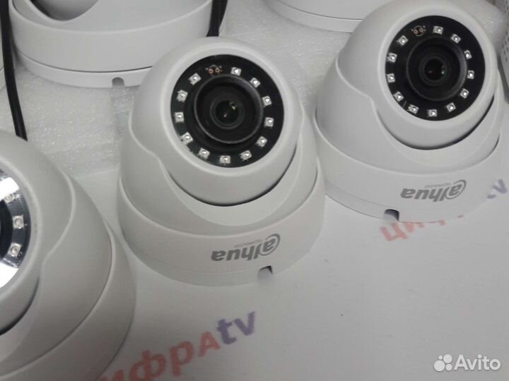 Комплект видеоналюдения 4Мп Dahua 8 камер