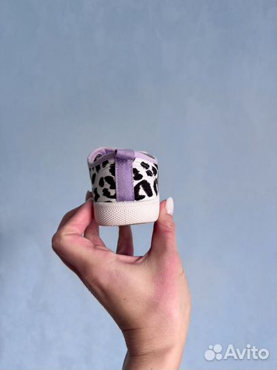 Кеды для девочки на липучке 21