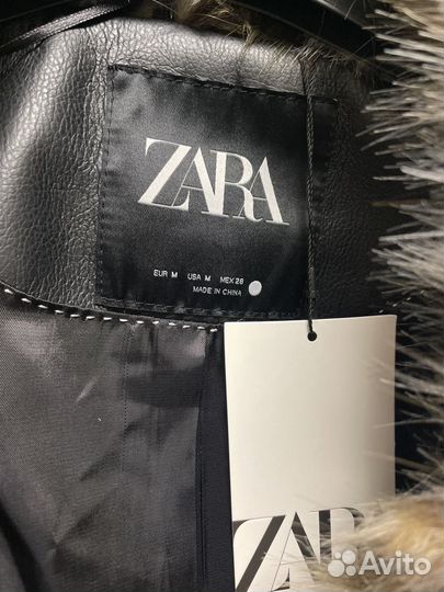 Искусственная шуба zara