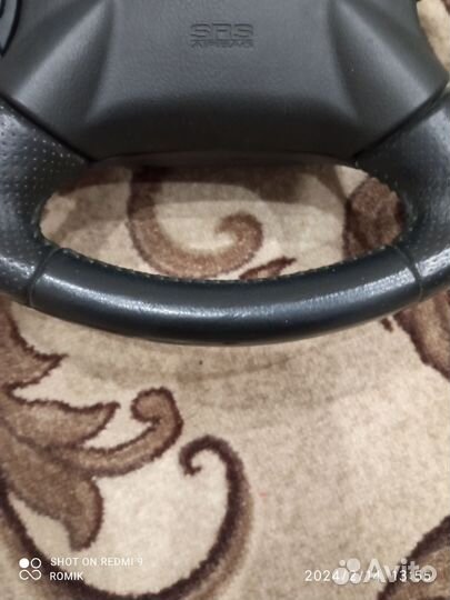 Nissan almera н 16 кожаный руль