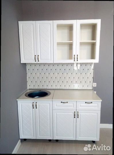 Кухня белая модульная новая