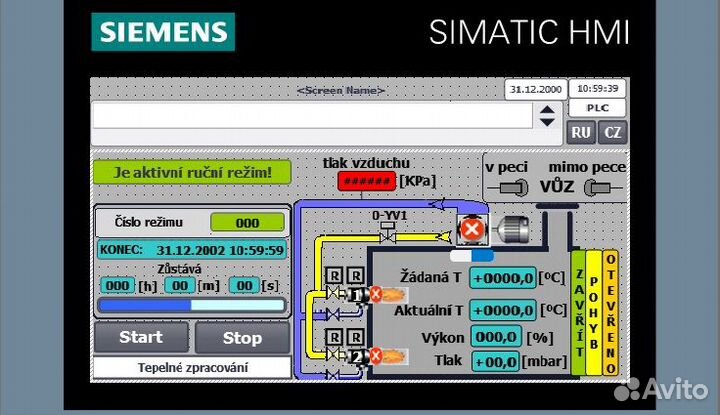 Программирование контроллеров плк,HMI,scada