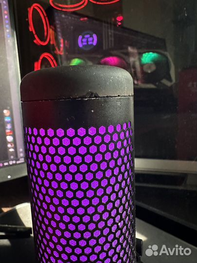 Микрофон студийный hyperx quadcast s