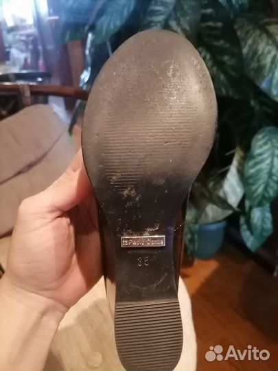 Женские туфли лаковые на платформе 35р.Paolo Conte