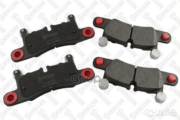 000 332b-sx колодки дисковые задн. с антискрип