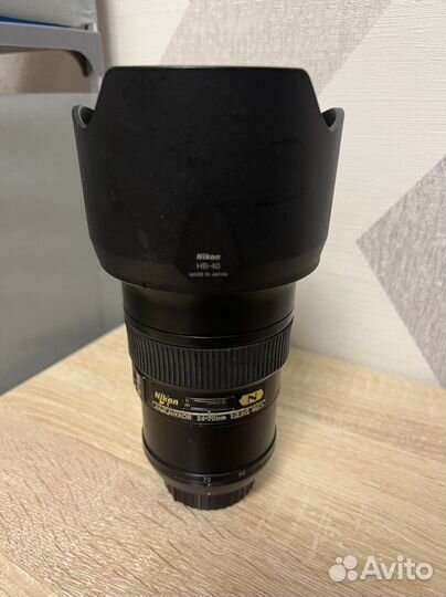 Объектив nikon 24-70 af-s nikkor 2.8G ED