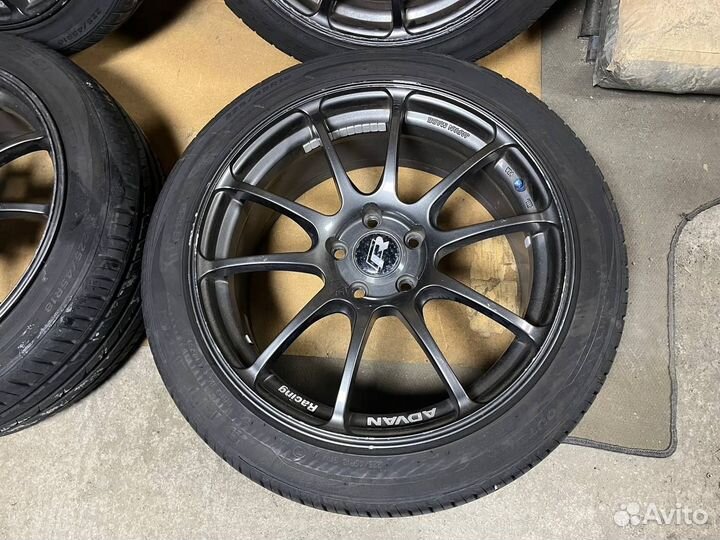 Диски Advan Racing RZ R18 5X112 оригинал + резина