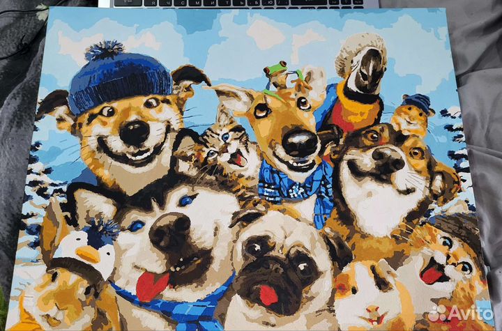 Распишу картину по номерам, алмазную мозаику